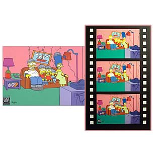 The Simpsons Shocking Simpsons Paper Giclee